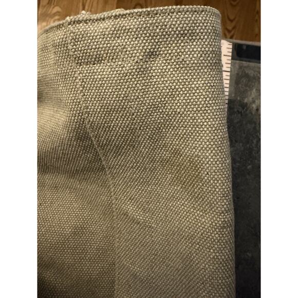 Restoration Hardware Extra Large Taupe Rugged Cotton Canvas Tote Bag 21x16x9 - Picture 8 of 9